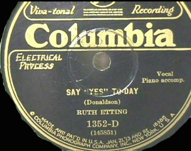78-Say Yes To-Day-Columbia 1352-D